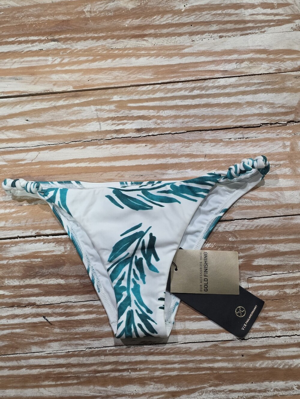 NWT ViX Aloe Bikini Bottoms S